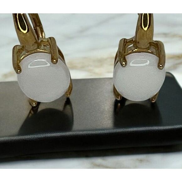 Victoria Townsend 18K Gold Vermeil Natural Opal Earrings(3 cts.)Luxury Stunning - Picture 7 of 9
